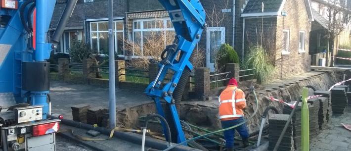 graven in de grond