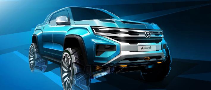 De nieuwe amarok is gebaseerd op de Ford-variant en wordt vanaf 2022 gebouwd in Zuid-Afrika.