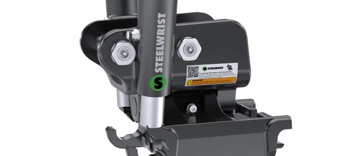 Steelwrist TCX30 voor minigraafmachines tot 2 ton. 