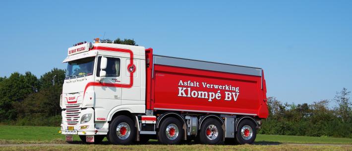 Compacte DAF Veldhuizen vrachtwagen 