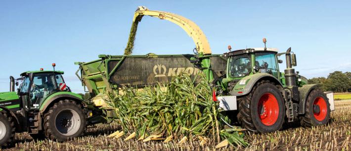 Krone prototype aanbouwhakselaar 