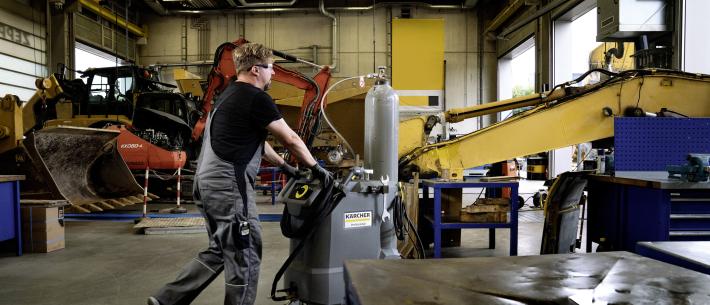 Karcher droogijs reinigen 