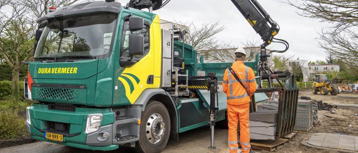 Volvo FE elektrisch 6x2 knijperwagen