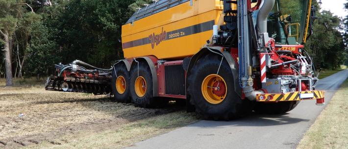 Mitas 1000/65R32 CFO op Vredo zelfrijder 