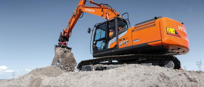 hitachi ZX 210 -7 rupsgraafmachine 