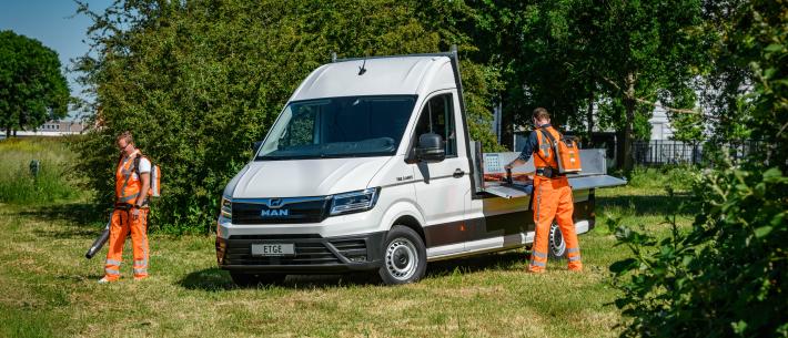 MAN eTGE elektrische bedrijfswagen
