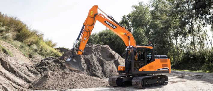doosan DX 140 stage V rupsgraafmachine
