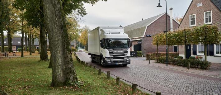scania hybride truck 