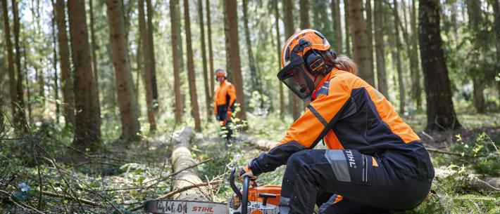 Stihl procom veiligheidshelm met communicatie 