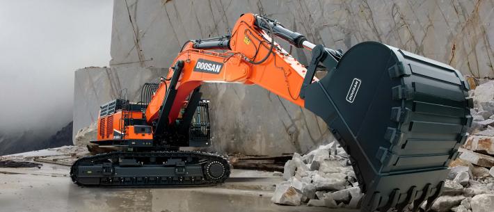 Doosan 100 tons graafmachine 