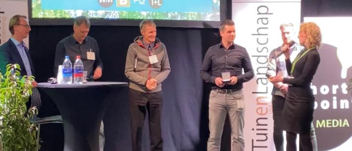 wim van breda ontvangt innovatie award voor MowHawk