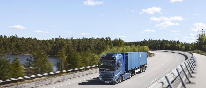 volvo truck op waterstof 