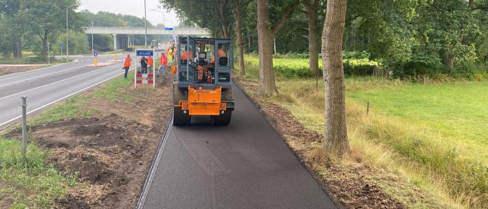 harsfalt  aanleggen 