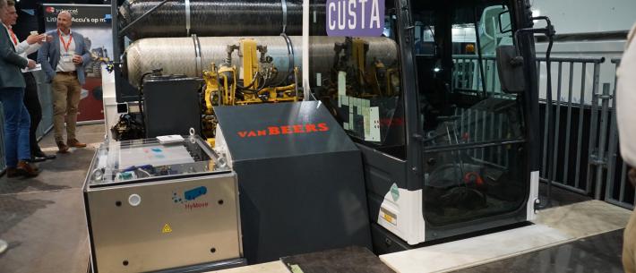 custa waterstofgraafmachine van Van Beers 