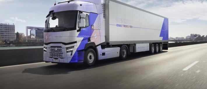 renault elektrische E-tech T  truck 