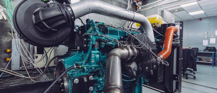 Volvo Penta diesel met CMB Tech waterstofinjectie 