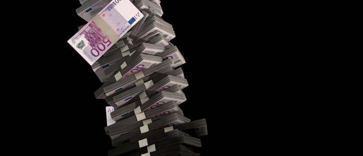 geld, stapel, euro, rente 