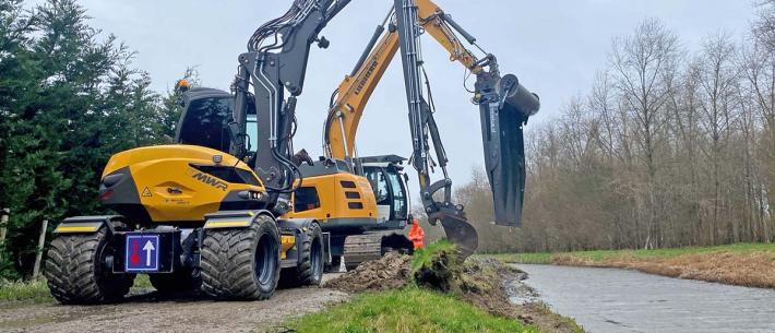 Minekus, Zuidland, waterschap, bevers, watergang, sloot, kraan, 2022