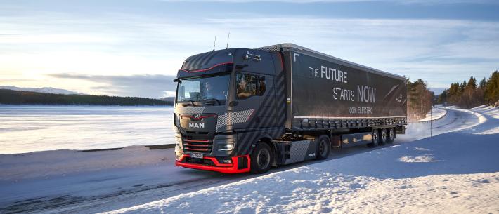 MAN e Truck in zweden 