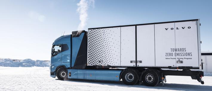 volvo waterstoftruck 