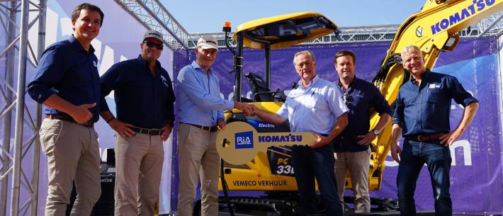 Komatsu PC33E-6 op Matexpo 