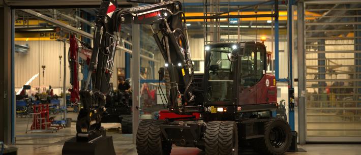yanmar mobiele graafmachine productie 