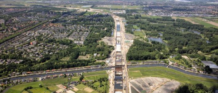 Foto topview luchtfotografie