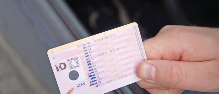 Anoniem rijbewijs 2024 ingenomen
