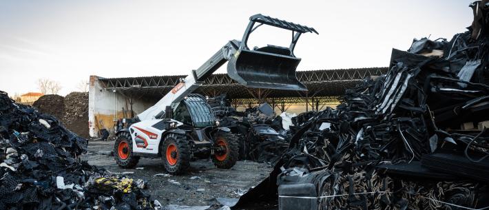 bobcat verreiker voor recycling 