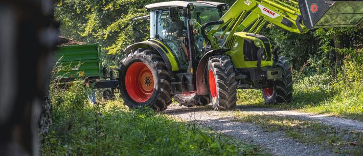 Vredestein Traxion op Claas Axion