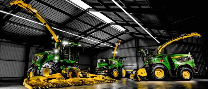 John Deere F8 en F9 hakselaars