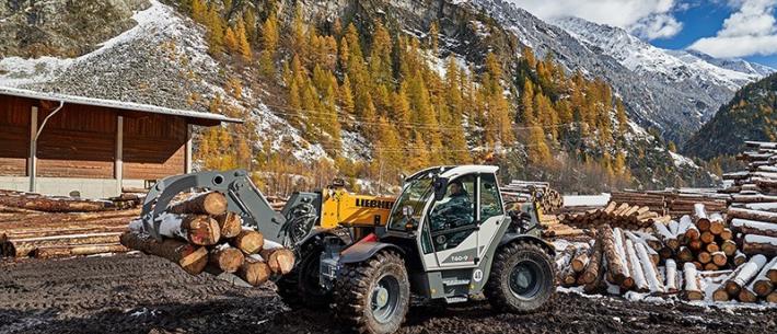 Liebherr bosbouwverreiker 