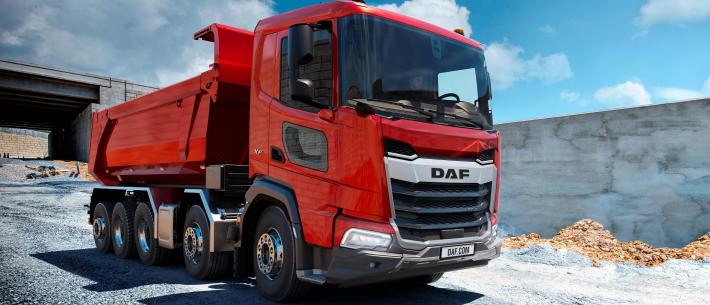 DAF 10x4 bouwtruck 