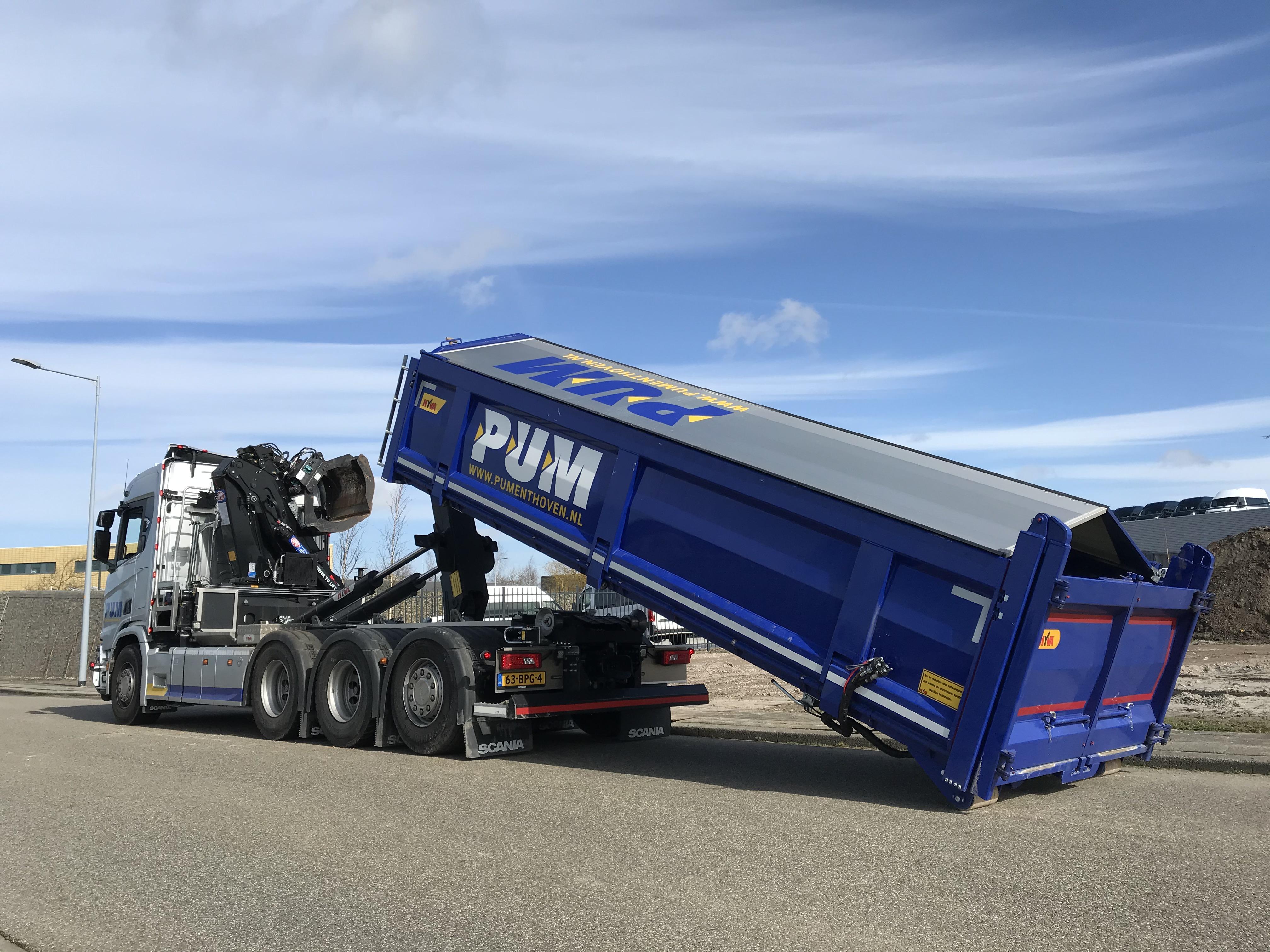 Pum Enthoven, bak plaatsen scania