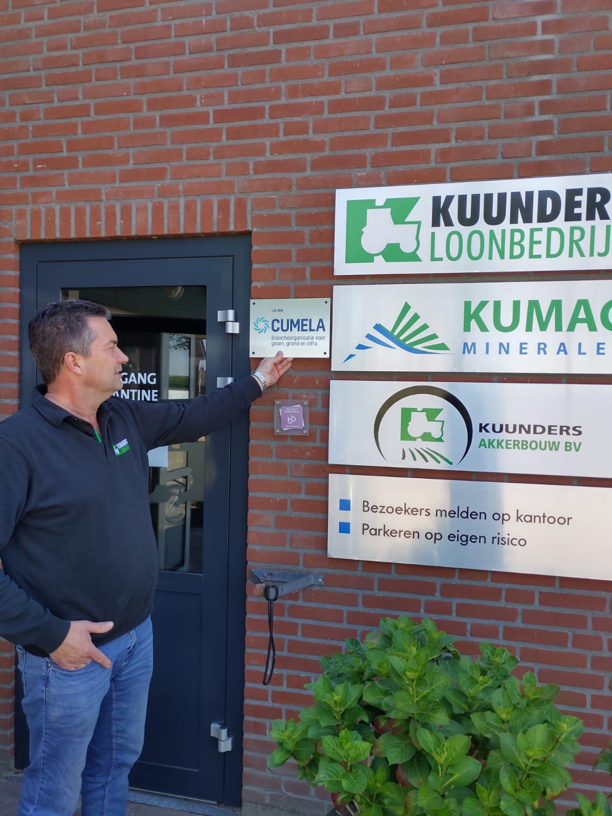Ledenbordje bij Kunnders