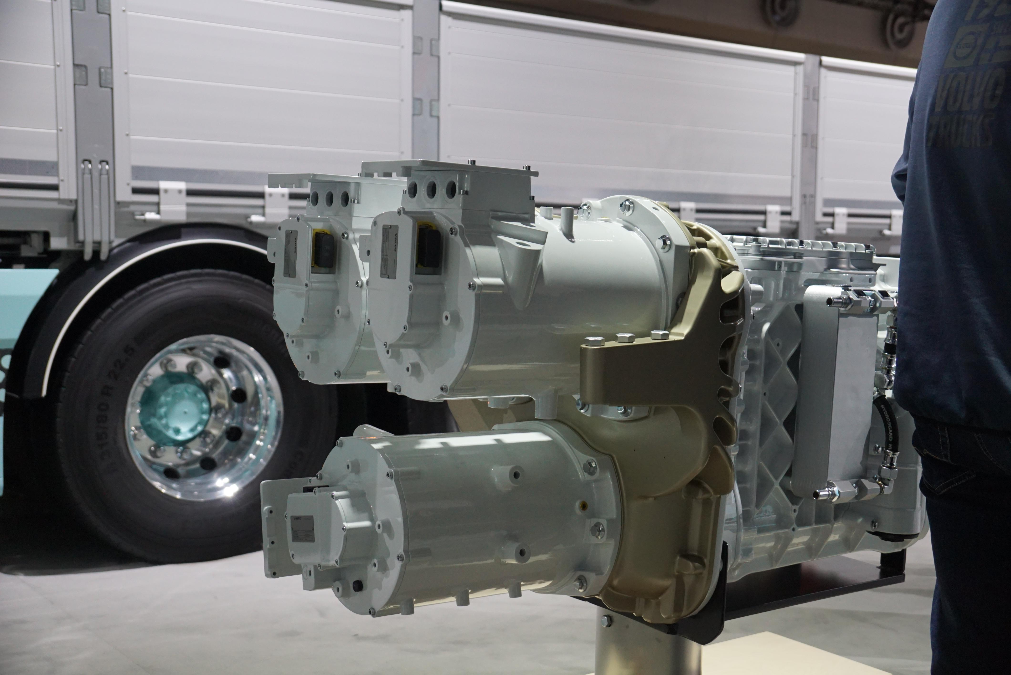 Volvo elektrische aandrijving truck