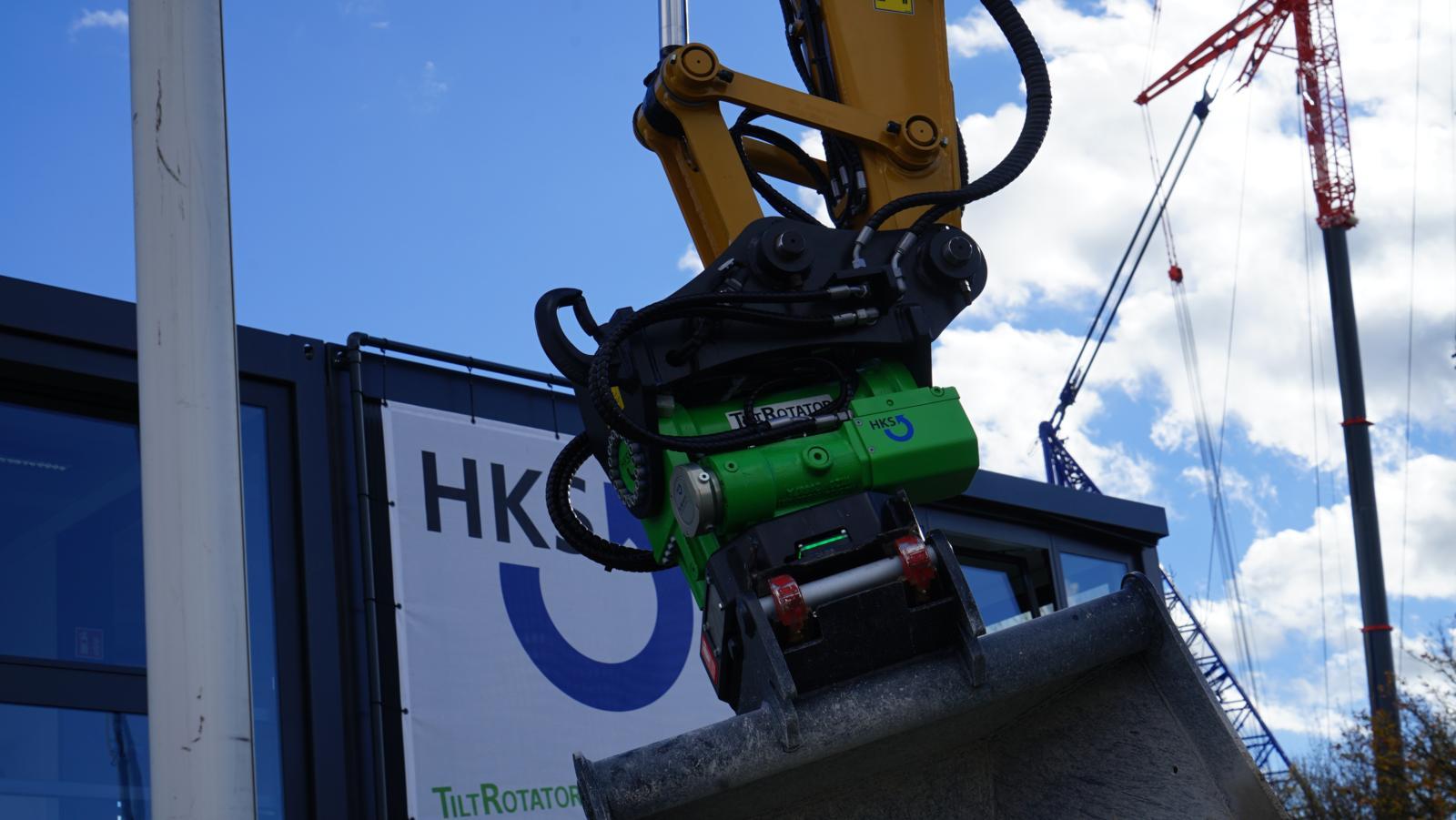 Tiltrotator zonder cilinders 