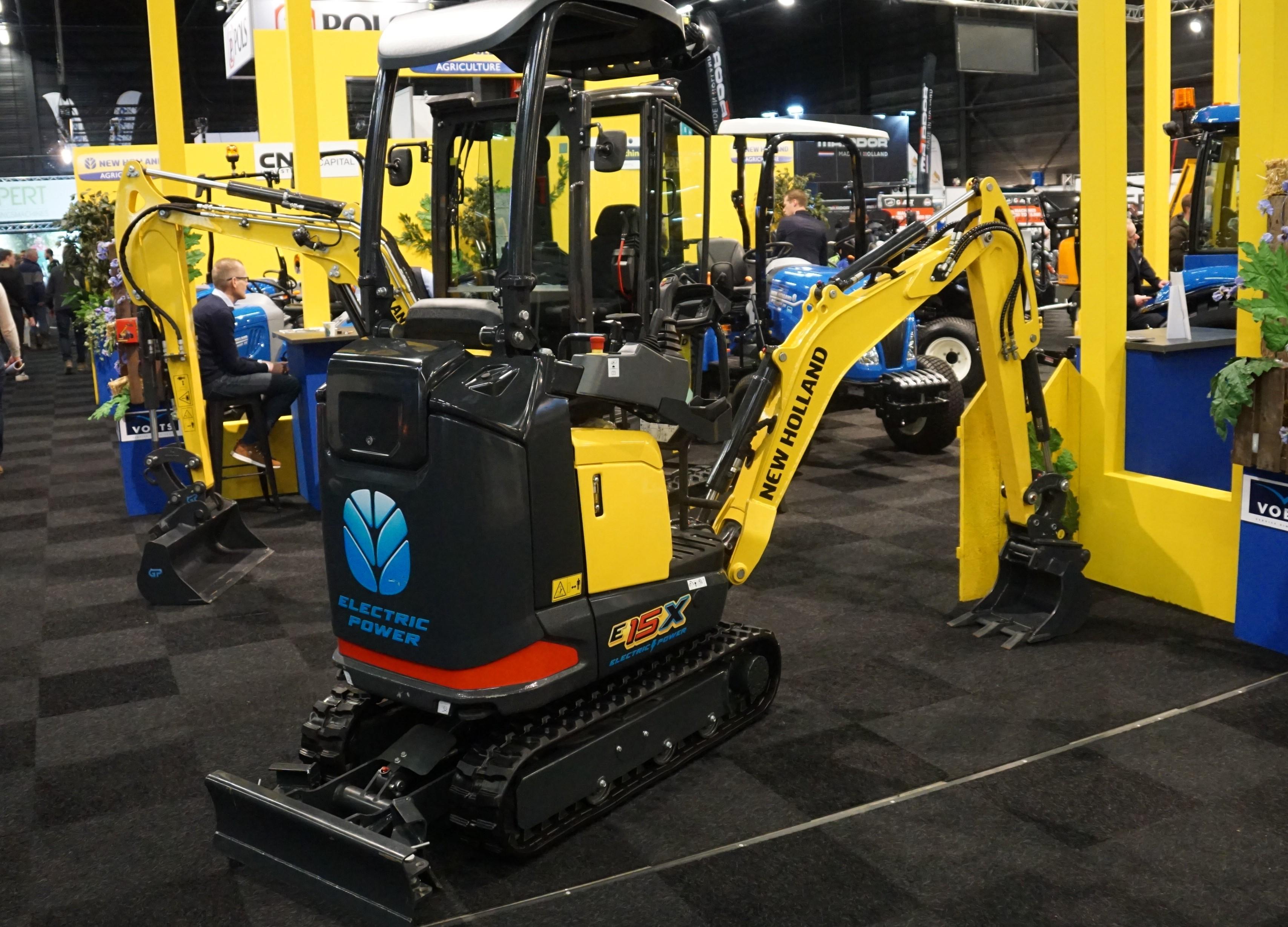 new holland e15x elektrische graafmachine 