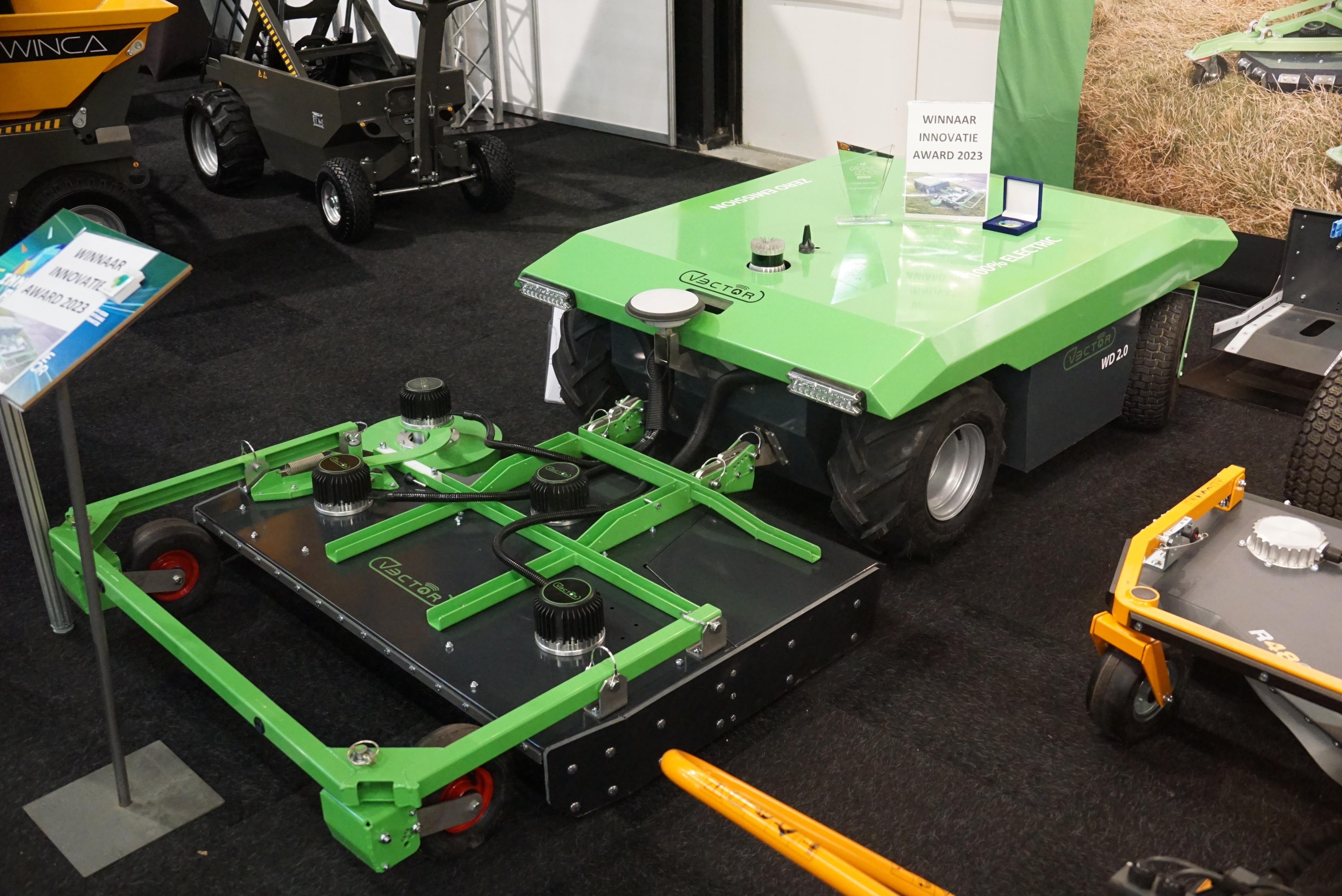 Vector autonome maaier 