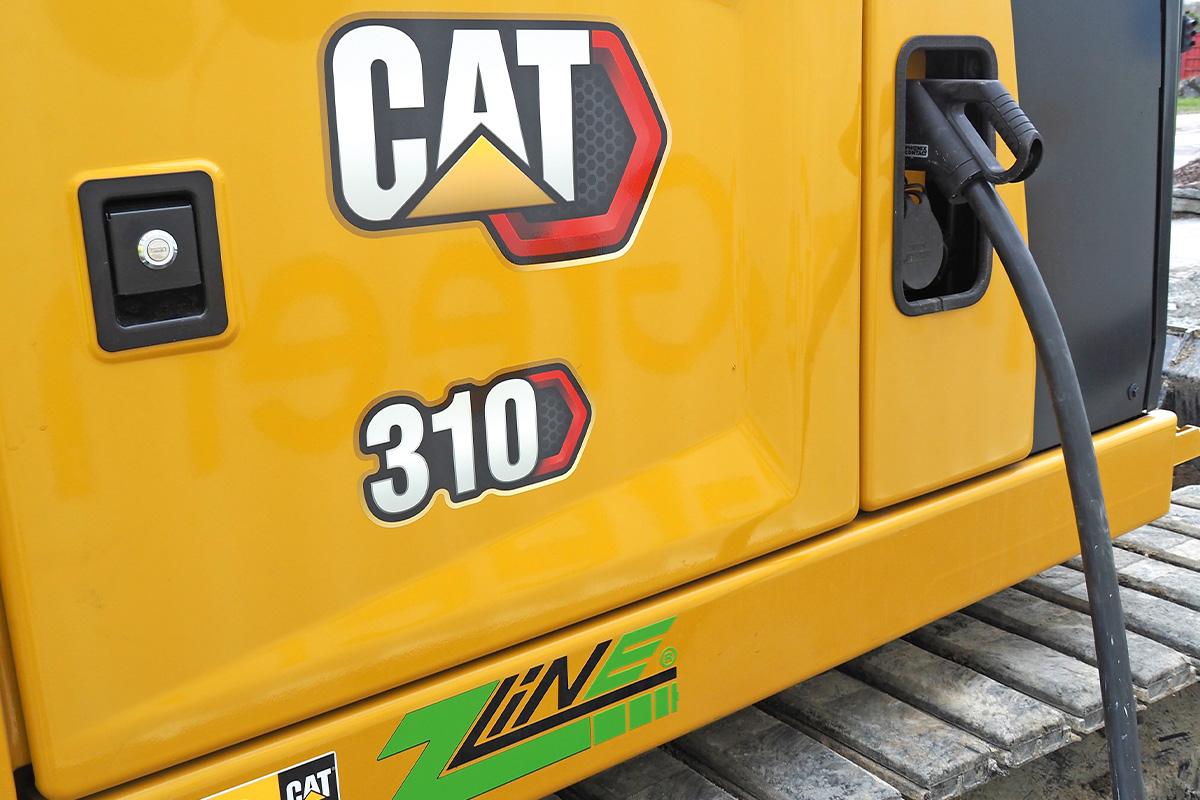 Cat, caterpillar, opladen, elektrisch