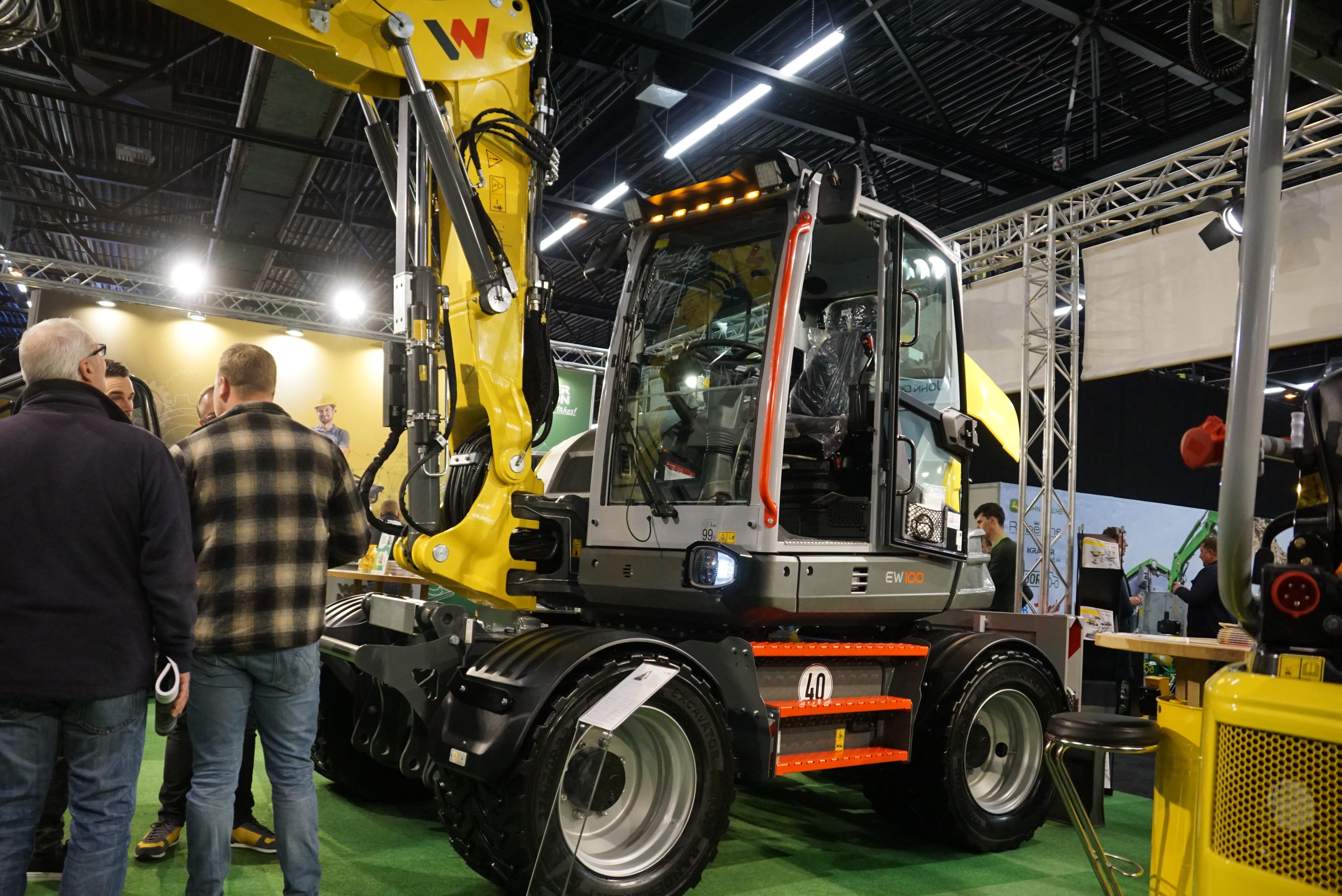 wacker neuson mobiele graafmachine 