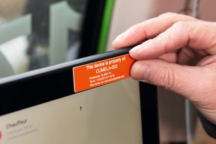 Stop Diefstal campagne label en sticker