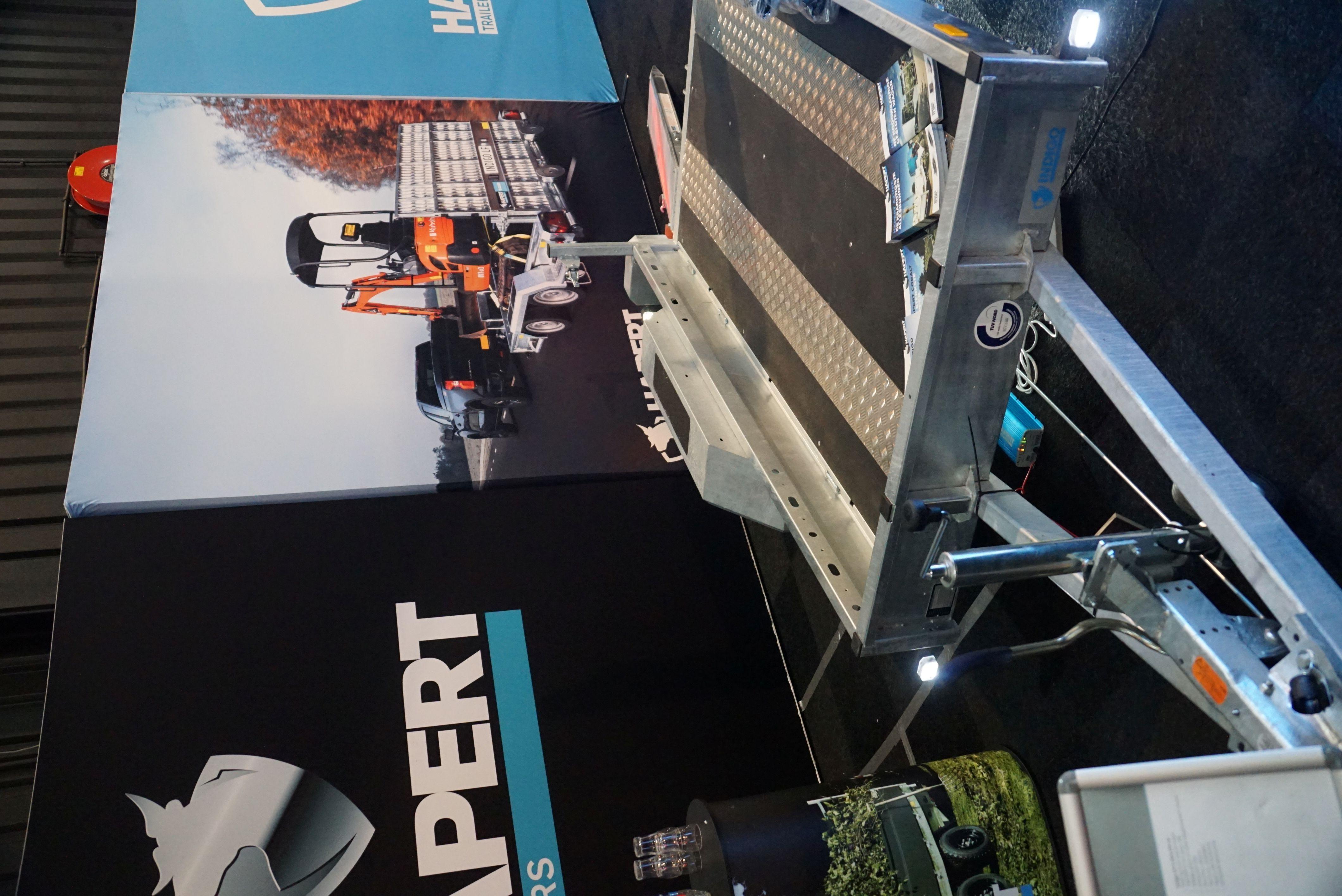 De Groene sector vakbeurs 2024 hapert composite aanhangwagen