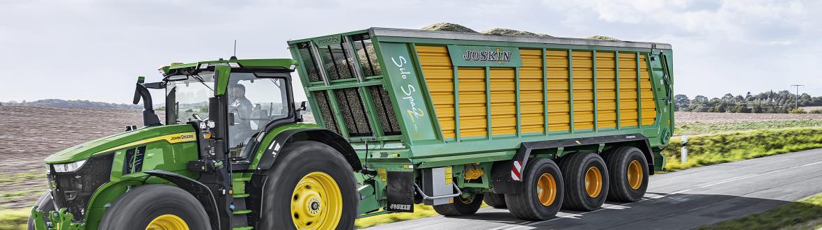 De nieuwe John Deere 7R 350 is met nominaal 257 kW (350 pk)  het nieuwe topmodel. 