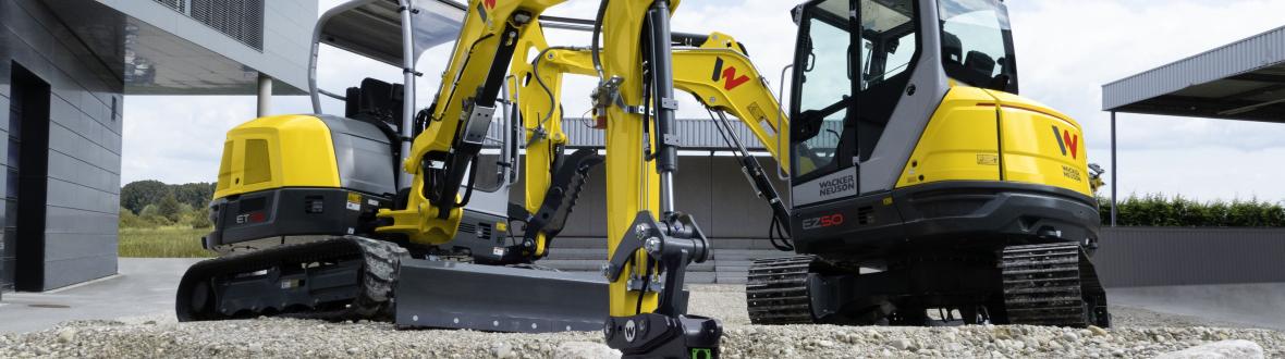 nieuwe Stage V Wacker Neuson graafmachines 