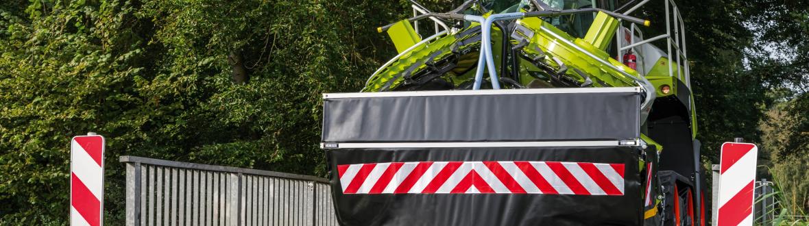 CLaas Orbis met transportbeveiliging 