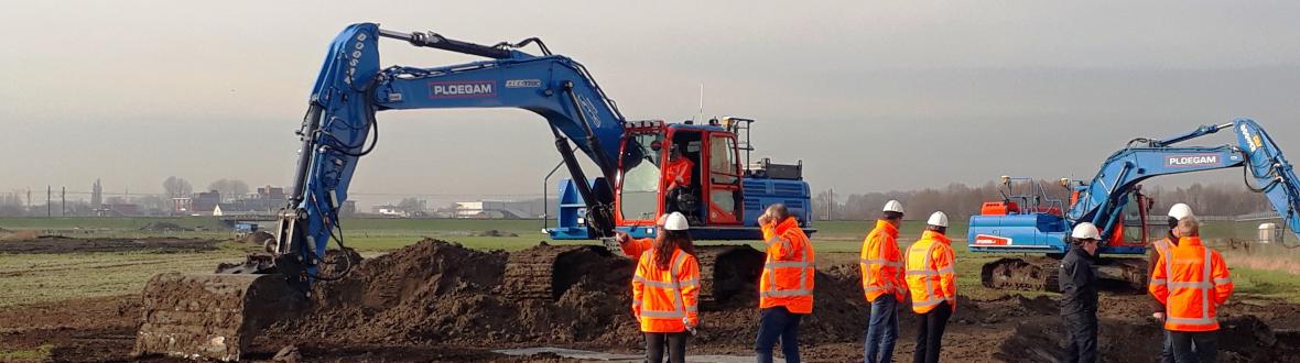 in bedrijfstelling Doosan 30 DX electric 