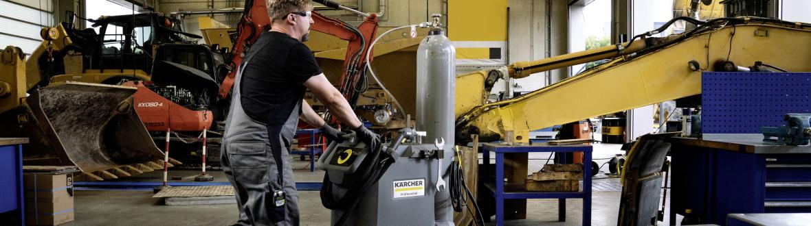 Karcher droogijs reinigen 