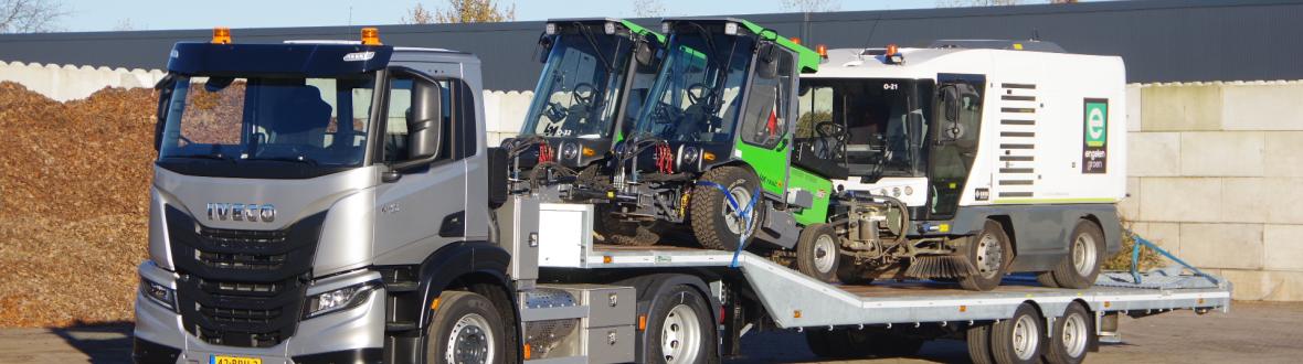 Iveco shortturn met Veldhuizen oplegger 