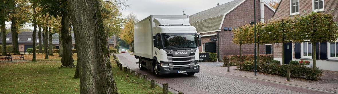 scania hybride truck 